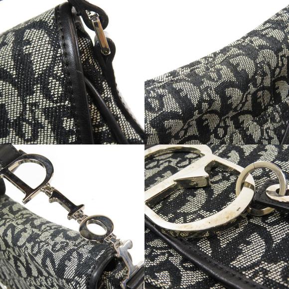 Christian Dior Trotter Pattern Logo Shoulder Bag Canvas - Picture 7 of 9